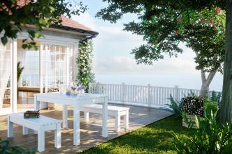 Timber in the garden